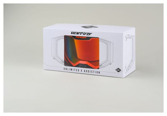 Masque Kenny VENTURY Phase 2 Rouge / Jaune