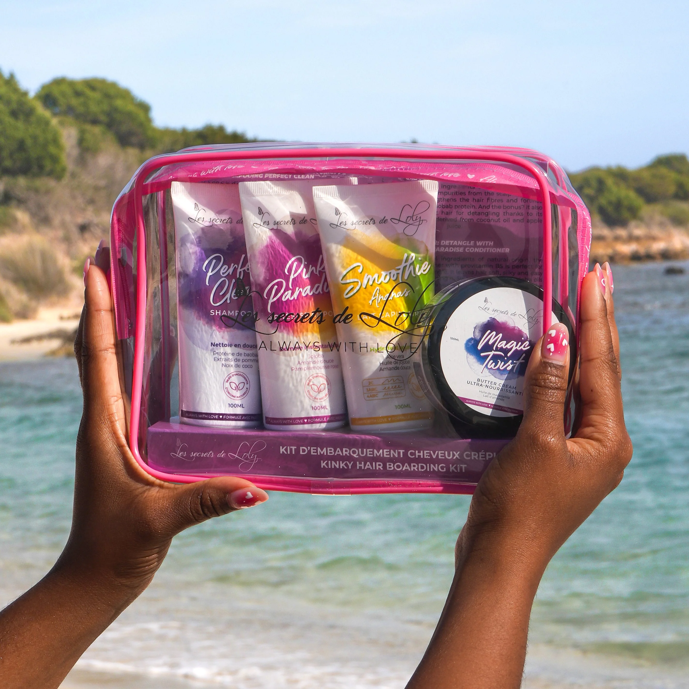 Trousse Cheveux Crépus - Format voyage