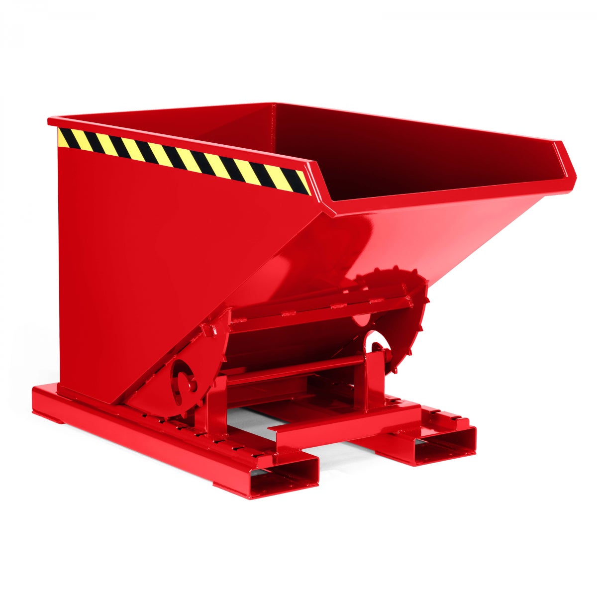 R+R Industrietechnik afrolkieper type RAM-30 770x1340x825mm 300dm³ RAL 3000 vuurrood
