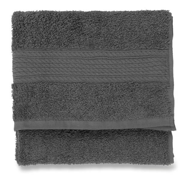 Blokker Handdoek 500 g/m² - 50x100 cm - Donkergrijs