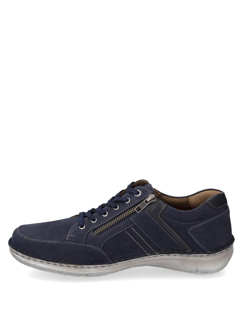 Halbschuh Alfred 02, indigo-kombi
