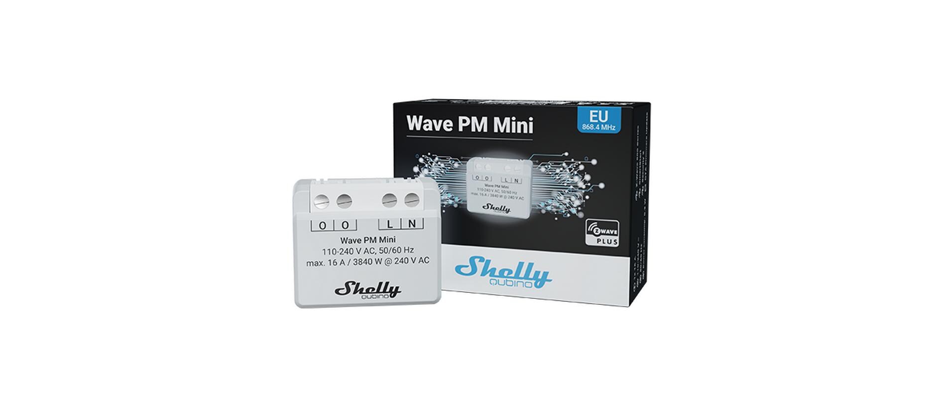 Smart Home Qubino Wave PM MiniSmarter Z-Wave Leistungsmesser, 1 Kanal 16 A