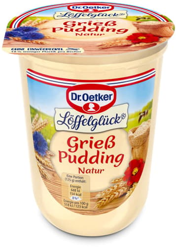 Dr. Oetker Löffelglück Pudding Grieß Natur