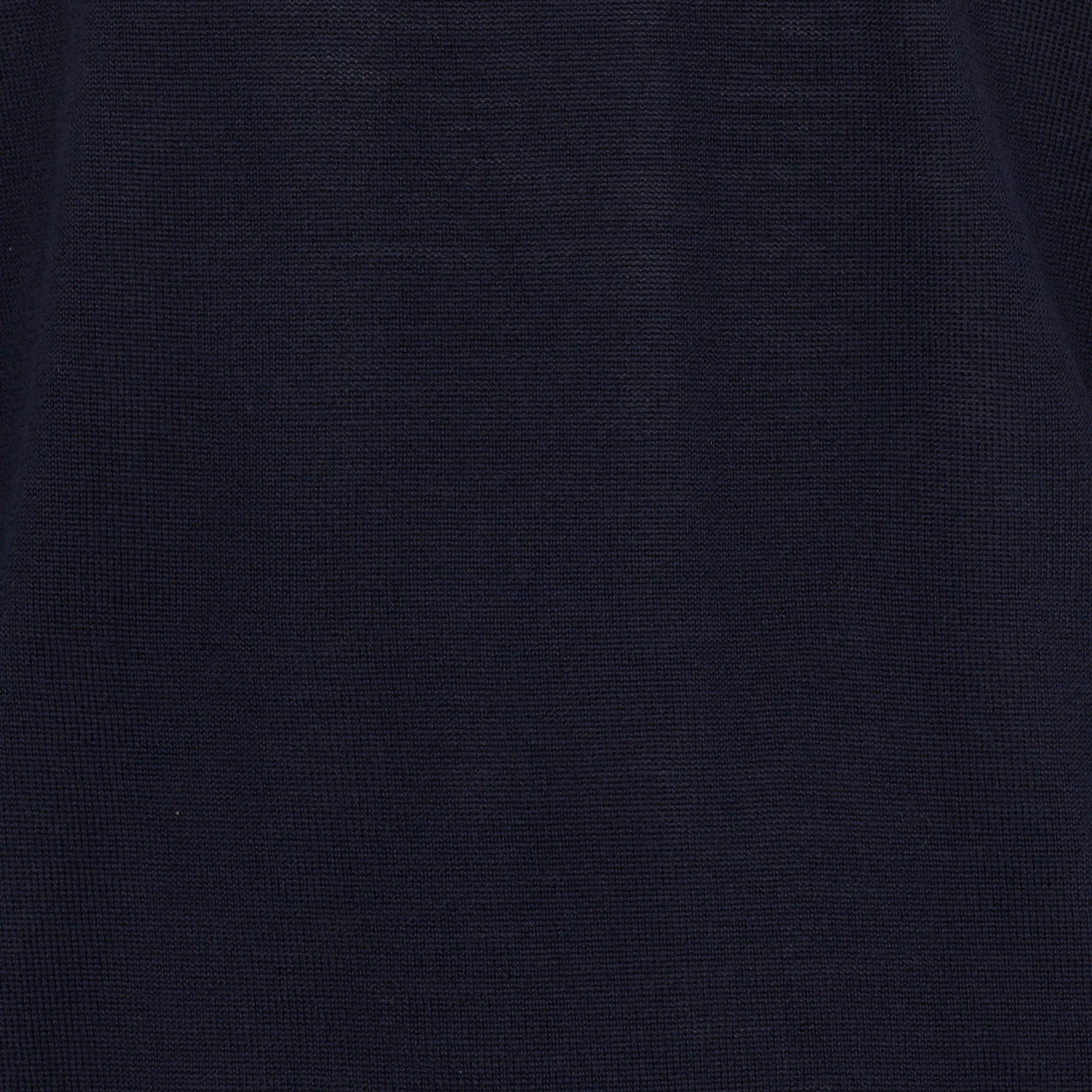 Pull col roulé regular-fit en laine | Bleu