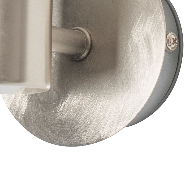 Moderne wandlamp staal IP44 - Cederic Up