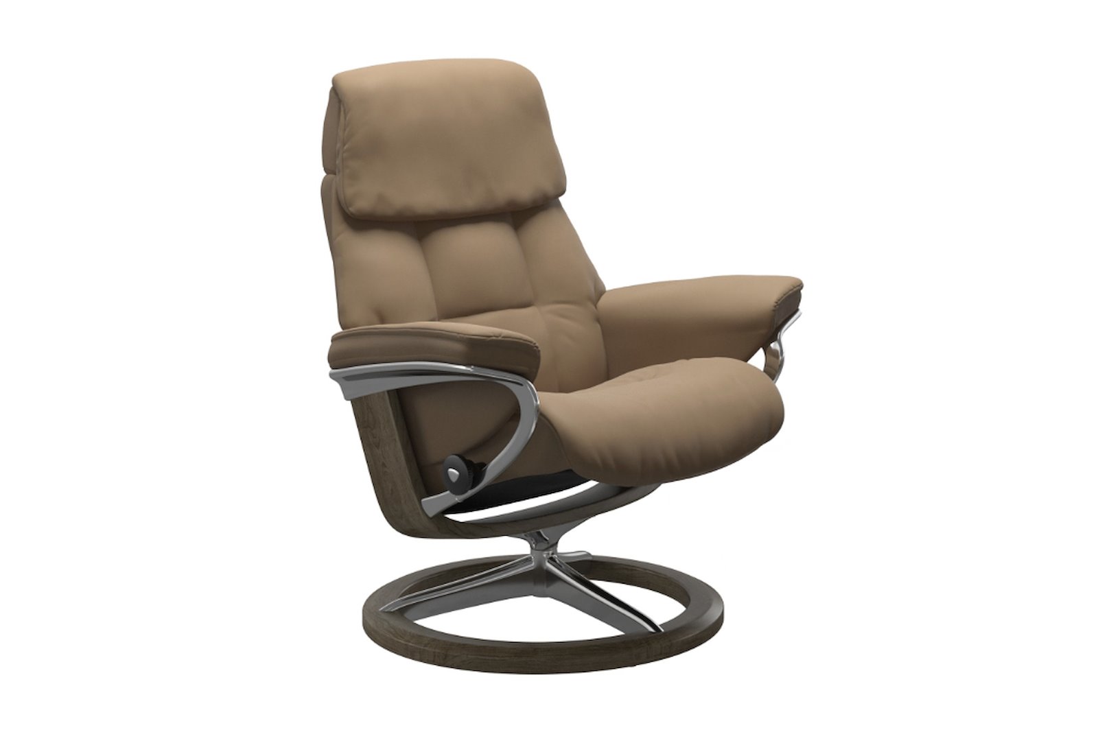 Ruby lenestol Hud Batick Latte - Signature - Polert - Smoked Oak