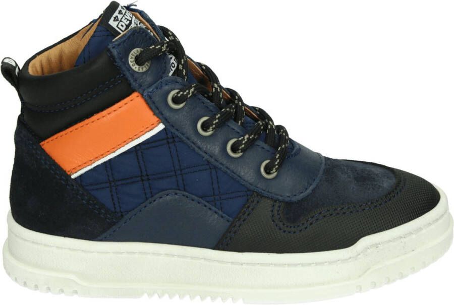 Develab 45887~~~~~~~~~~~~~~~~~~~~~~~~~ JongensHalf-hoogKindersneakers Blauw