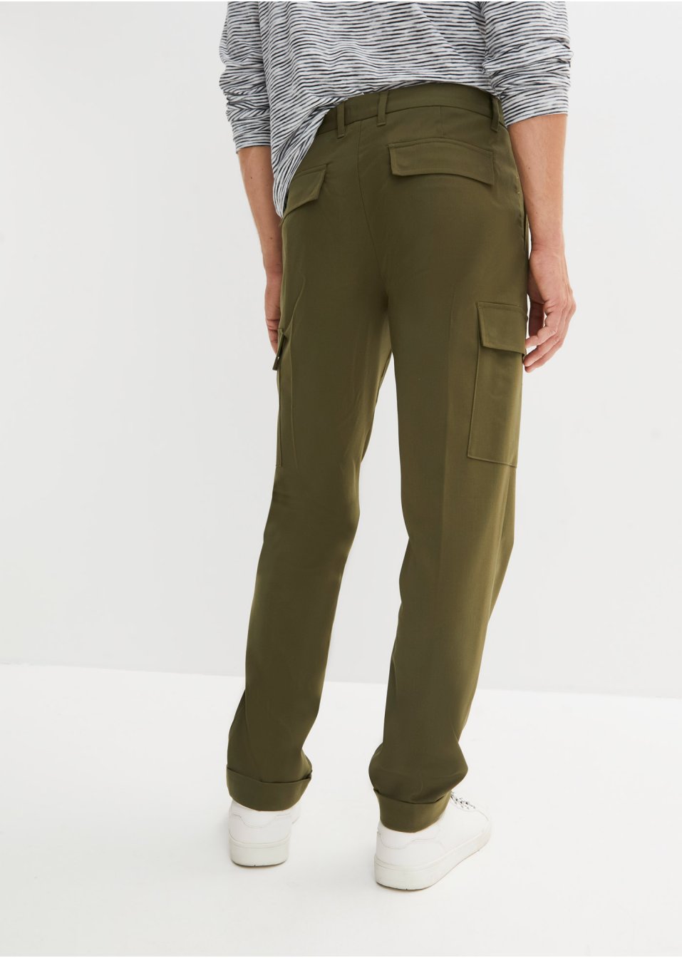Pantalon cargo à pinces