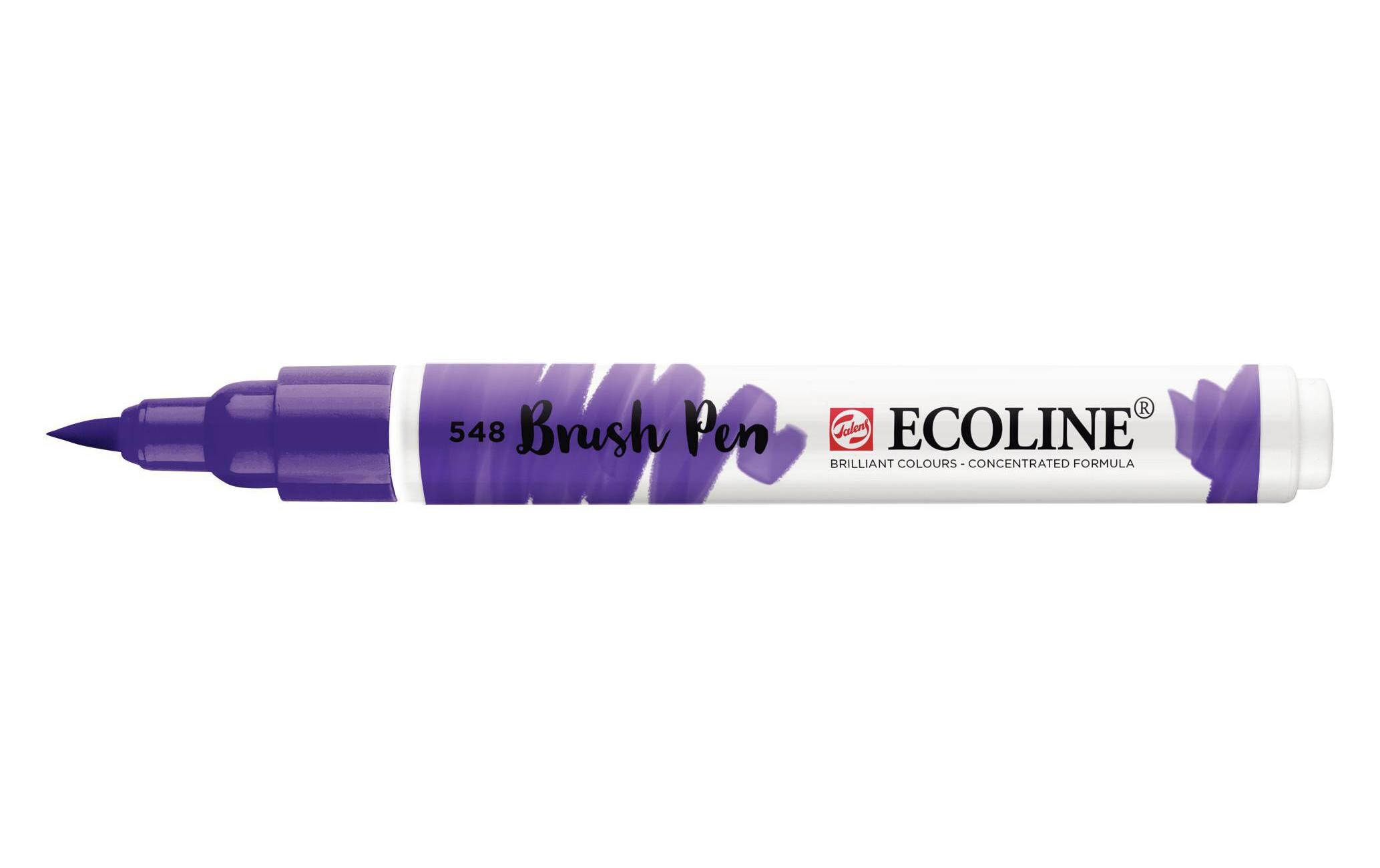 Brushpen Ecoline BlauviolettFlüssige Wasserfarbe im praktischen Brush Pen