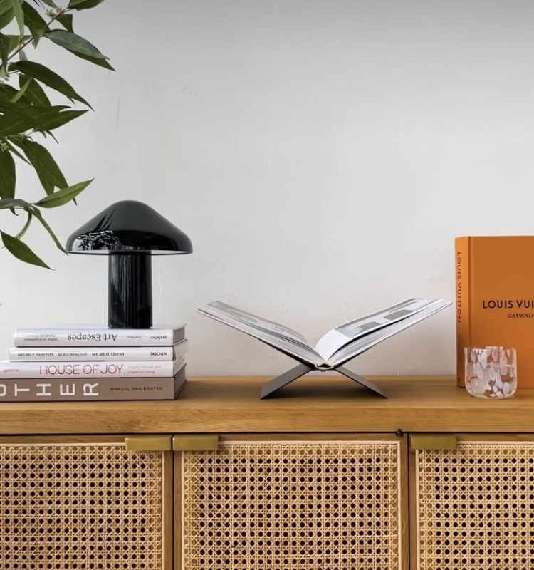 Boekenstandaard Atlas Chrome