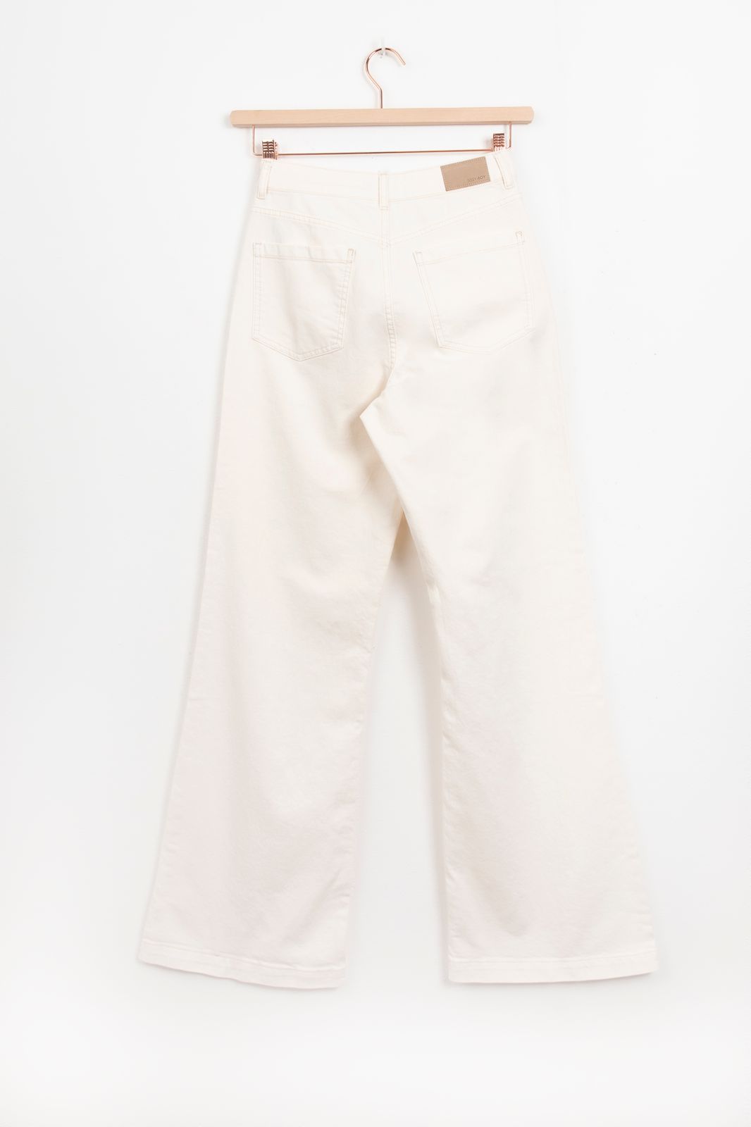 Brovary witte high waist wide leg jeans
