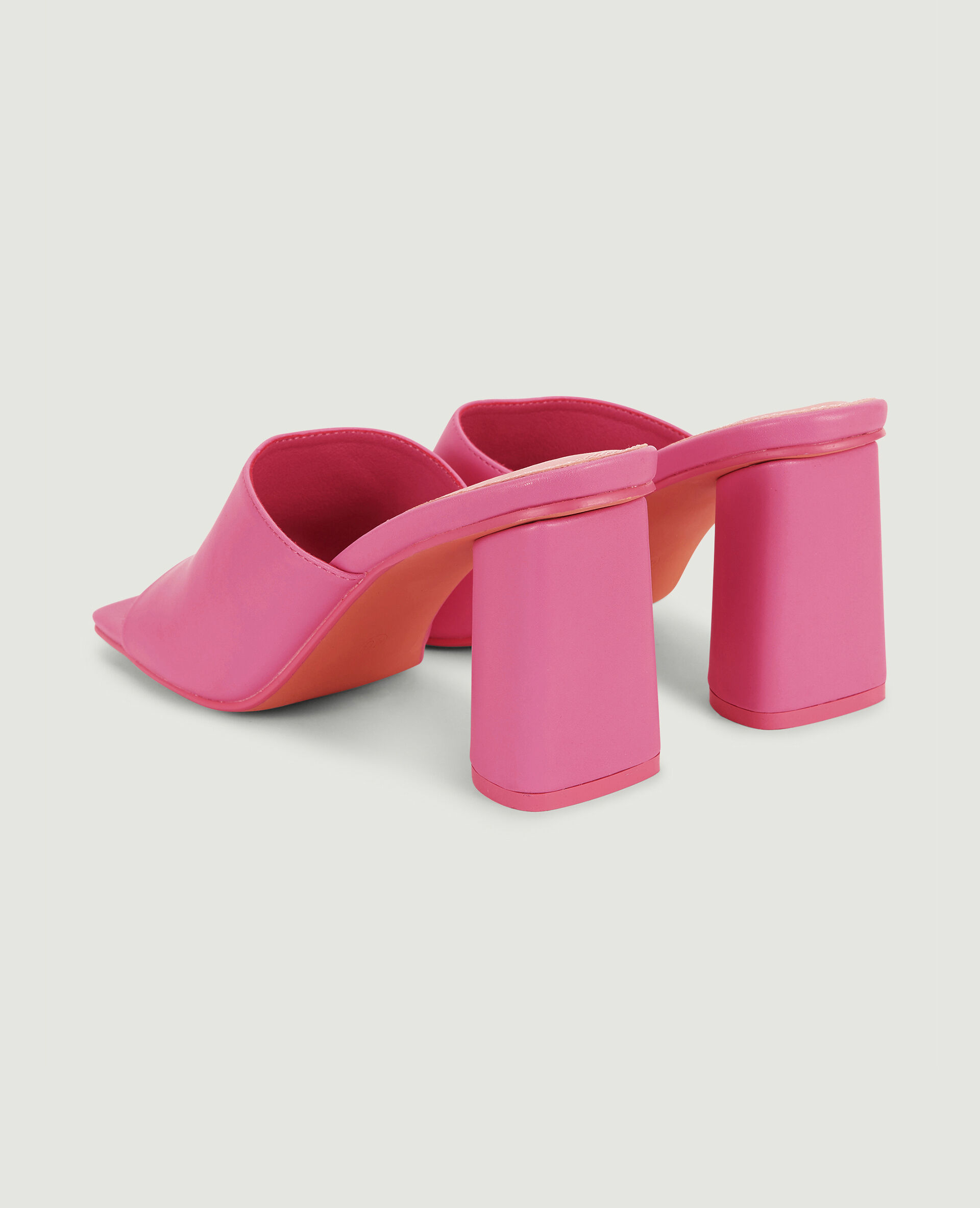 Mules à talons - Rose