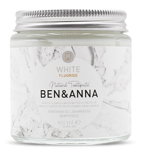Ben & Anna Tandpasta White Fluoride 100GR