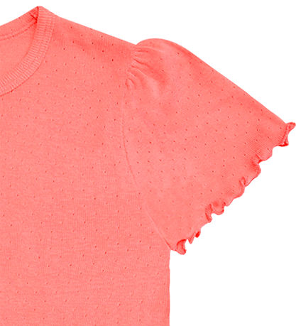 Hust and Claire T-Shirt - Alma - Erröten m. Lochmuster