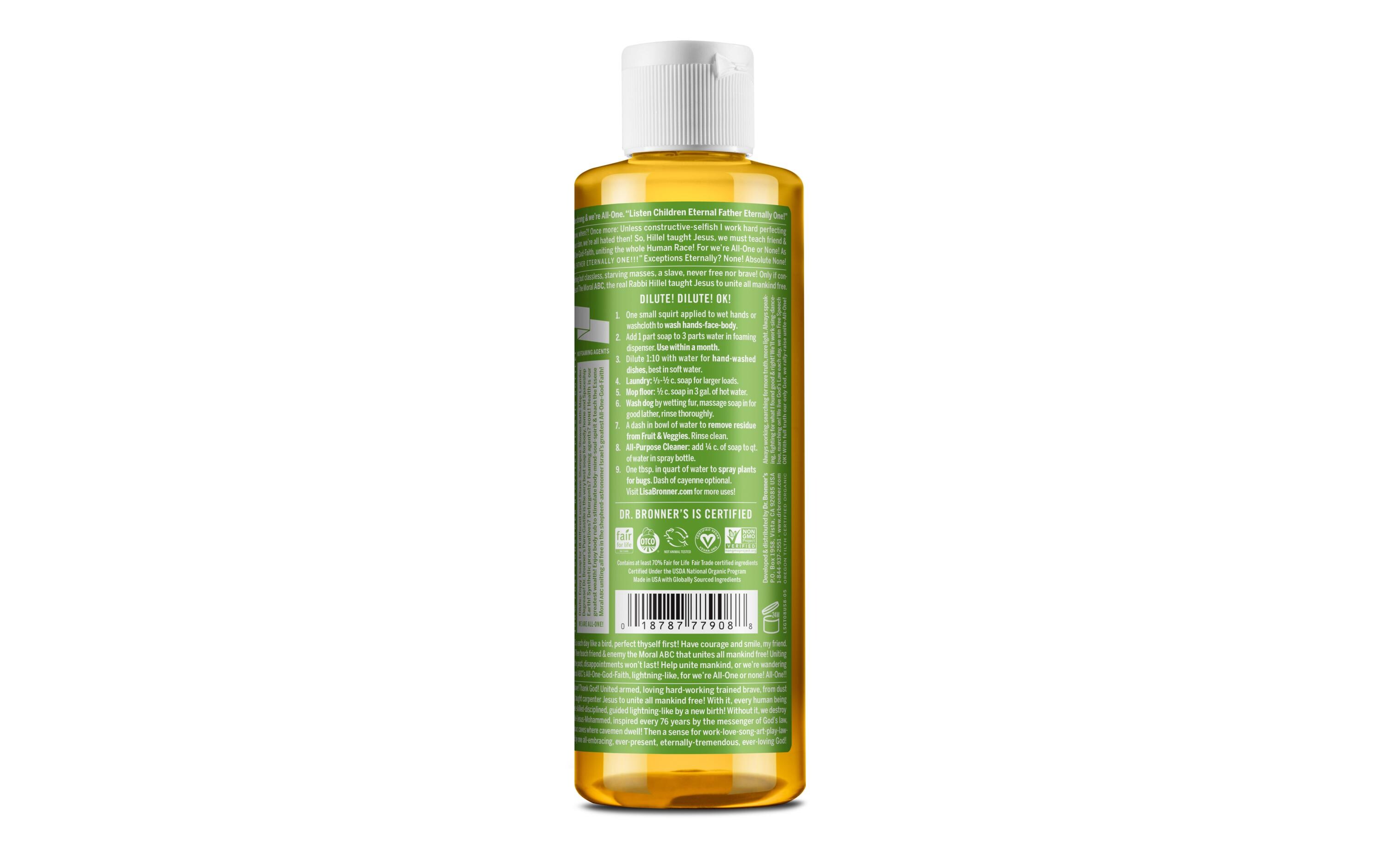 Flüssigseife 18 in 1 Green Tea 240 mlReine Naturseife mit dem belebenden Duft von Grüntee