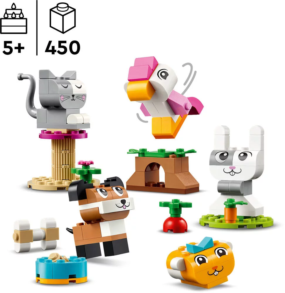 LEGO®CLASSIC 11034 - LES ANIMAUX DE COMPAGNIE CREATIFS