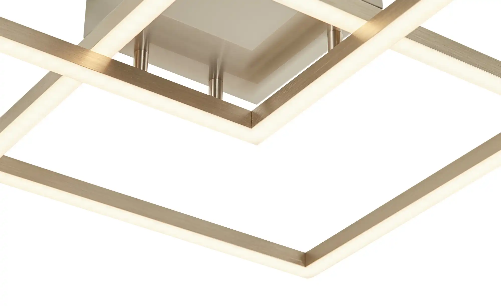 Paul Neuhaus Smart Home-Deckenleuchte, 2-flammig, Nickel matt