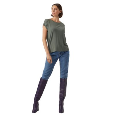 Tee-shirt à manches courtes femme Vmava Plain VERO MODA