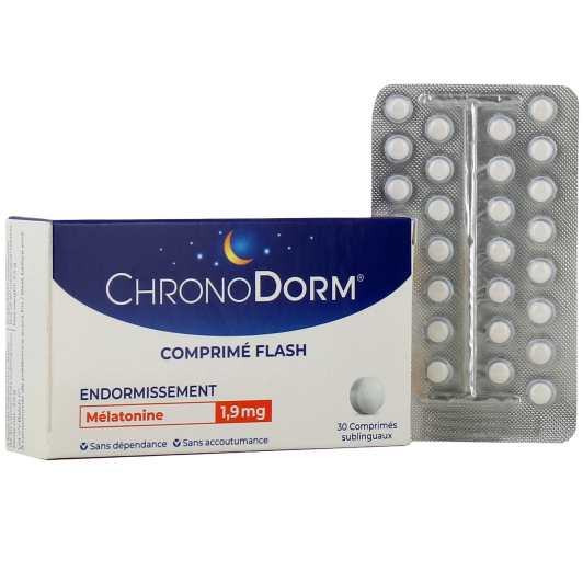 Chronodorm Mélatonine 1.9 mg - Endormissement, Sommeil