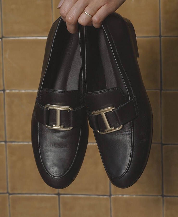 TORAL Loafers Dames 10644 Maat: 36 Materiaal: Leer Kleur: Zwart
