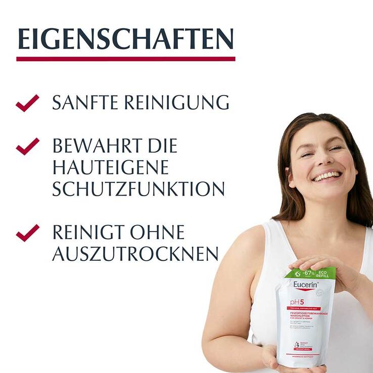 Eucerin pH5 Waschlotion empfindliche Haut, 400 ml