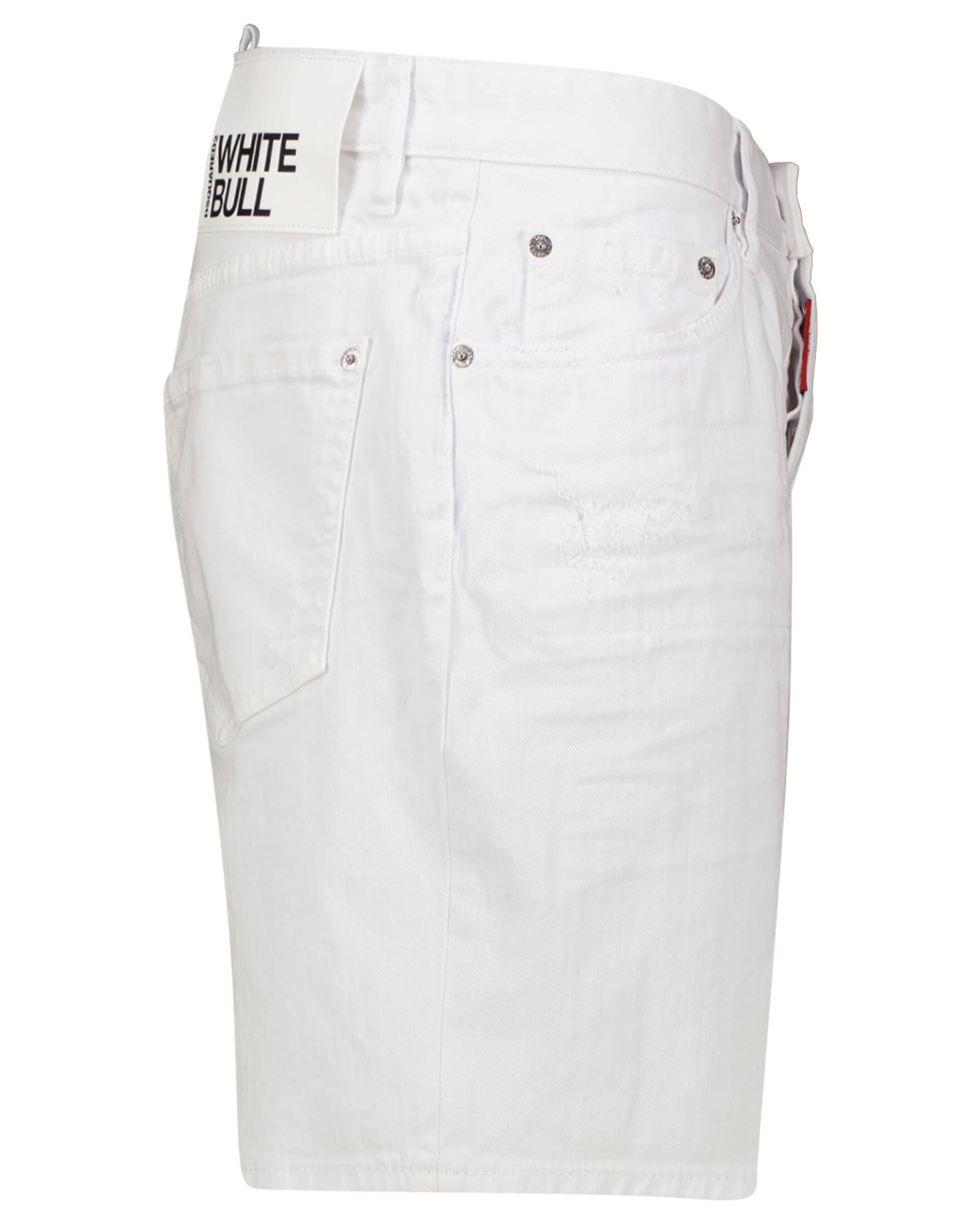 Dsquared2| Herren Jeanshorts WHITE BULL MARINE SHORTS Slim Fit