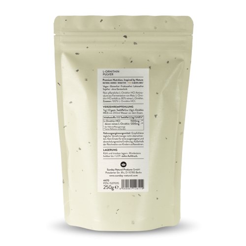 Sunday Natural Products  L-Ornithin Pulver