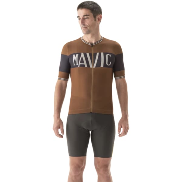 Maillot vélo MAVIC HERITAGE JERSEY BRONZE BLACK