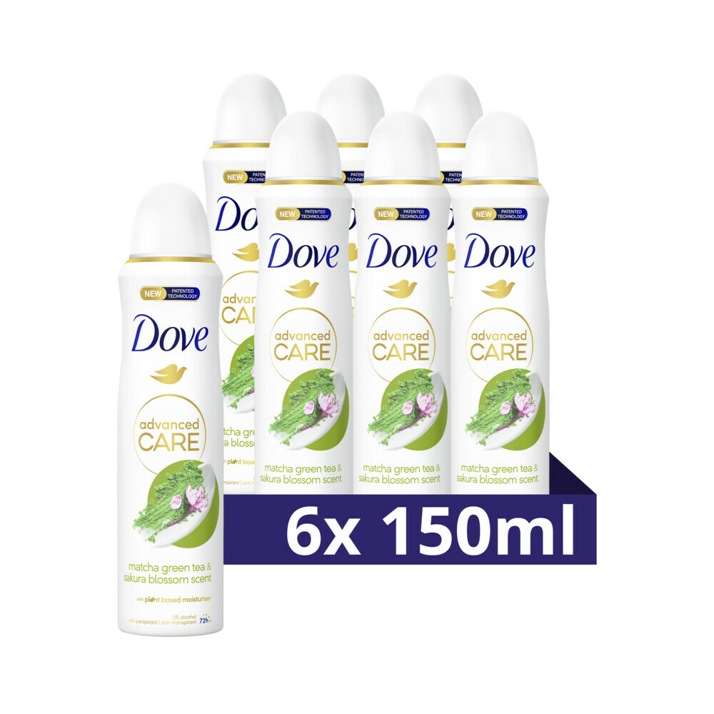 6x Dove Deodorant Spray Matcha & Sakura150 ml