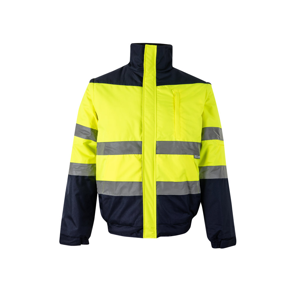 Velilla 36059 - Veste rembourrée bicolore (180g/m²) en polyester (100%), avec fintion PU
