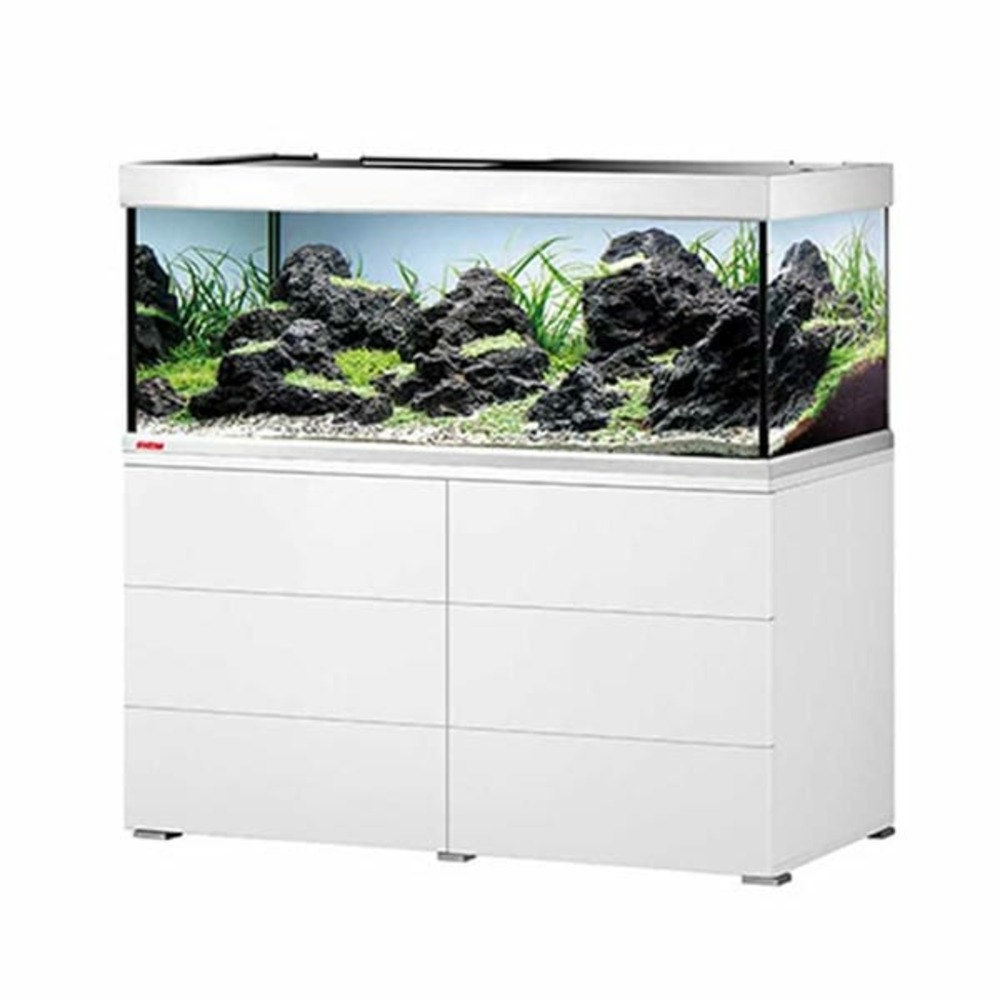Aquarium proxima classicled 325 litres avec meuble blanc