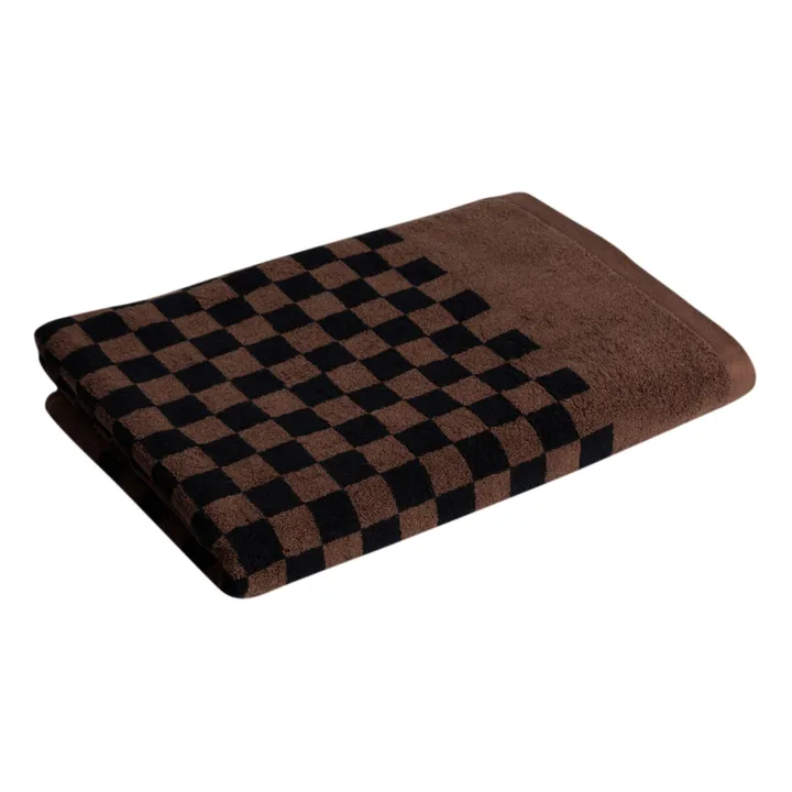 Baina Serviette de plage Roman | Marron