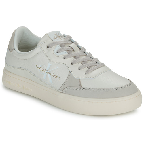 Calvin Klein Jeans - CLASSIC CUPSOLE LOW LTH - Ecru