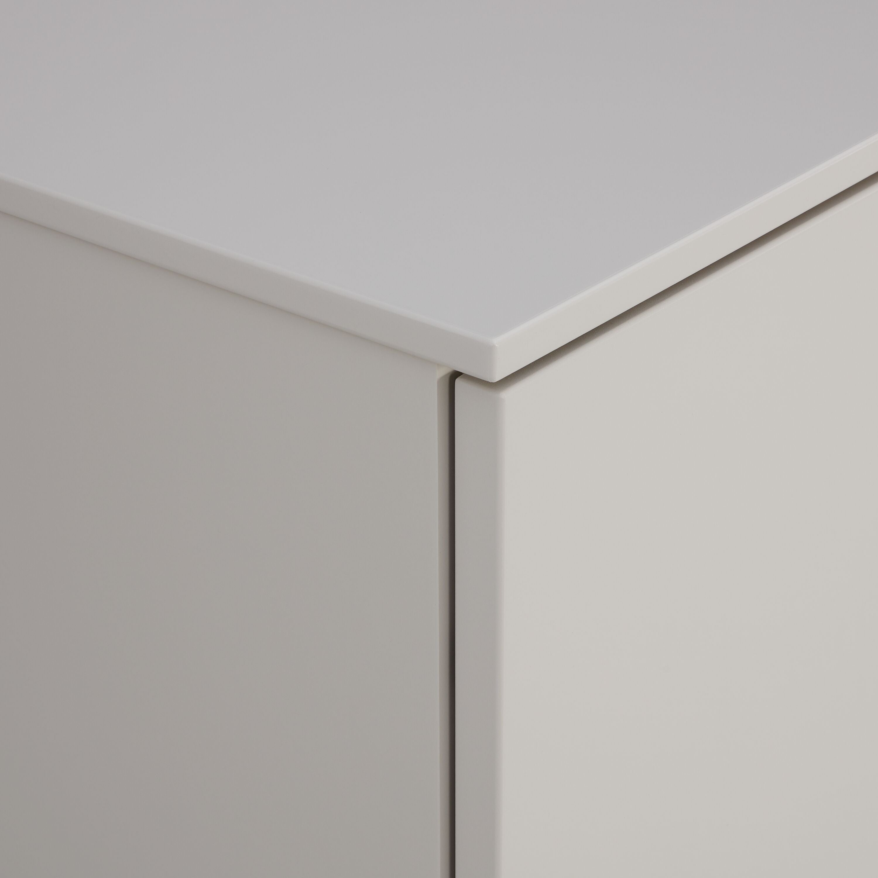 Sideboard - Taupe / B: 168.0 cm x T: 40.0 cm x H: 77.1 cm
