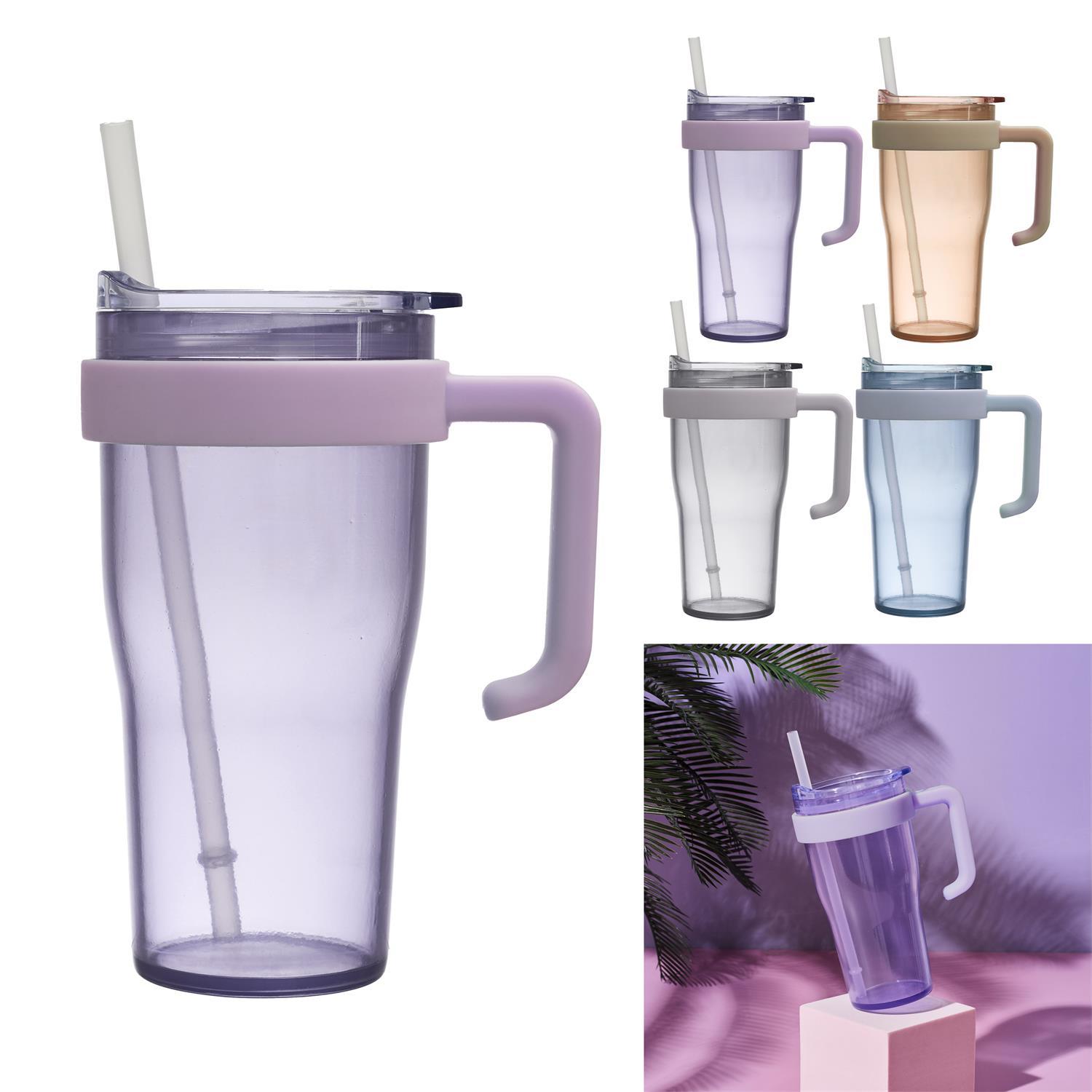 MUG TRANSPORT MINI MIAMI TRANSPARENT 600ML