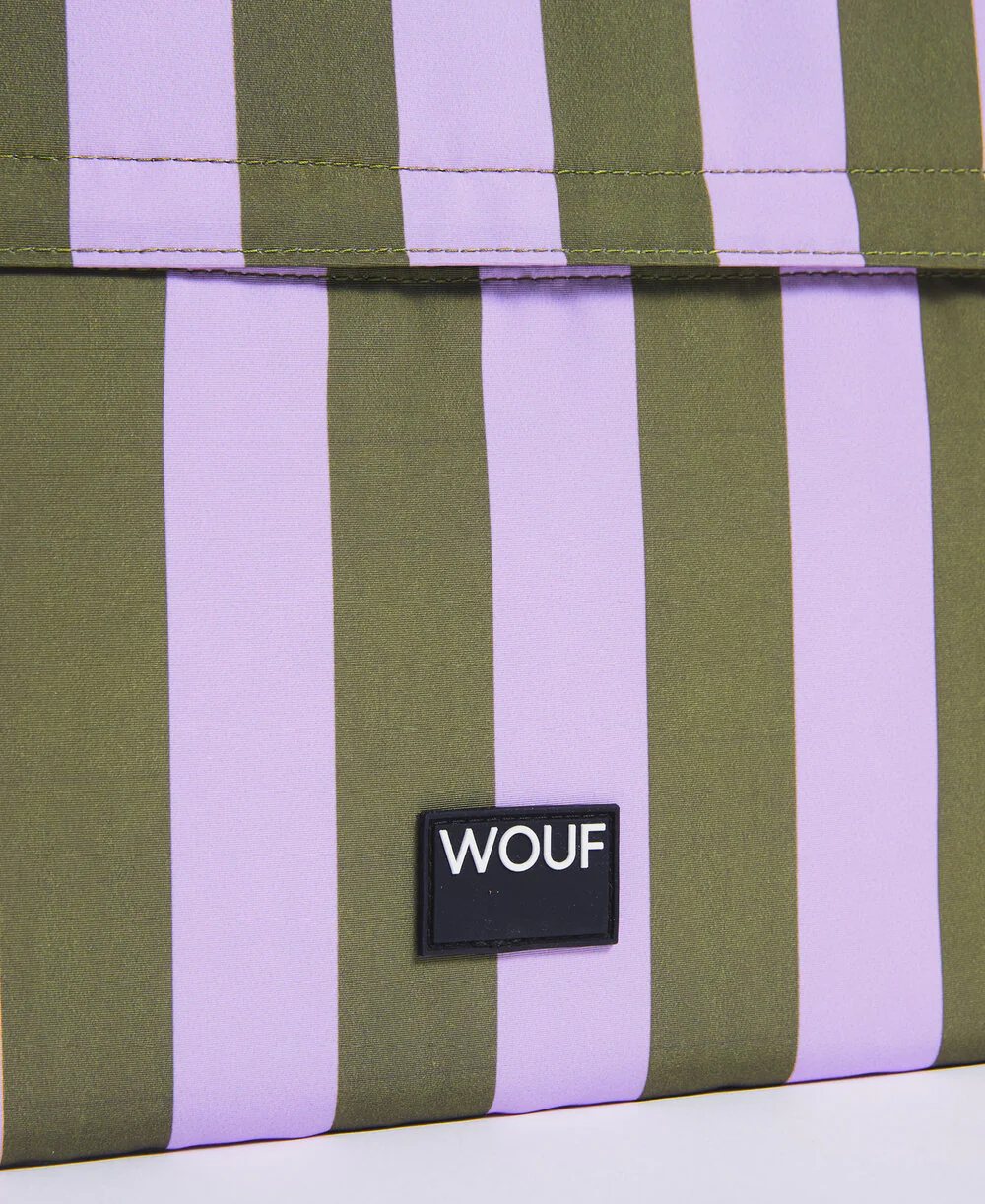 Wouf  Niza computer Sleeve, 13/14 - Green/Purple