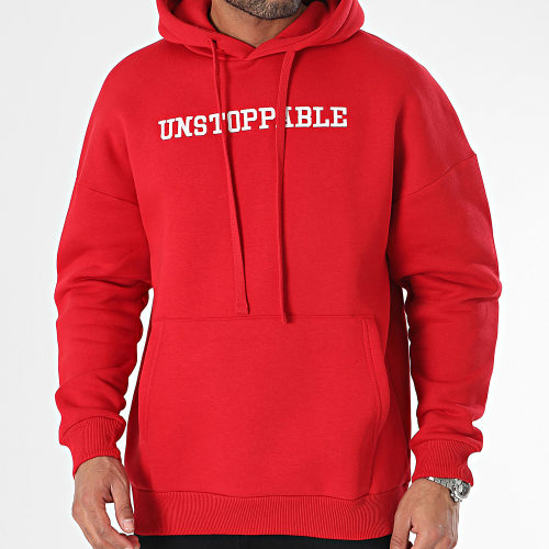 Sweat Capuche Rouge