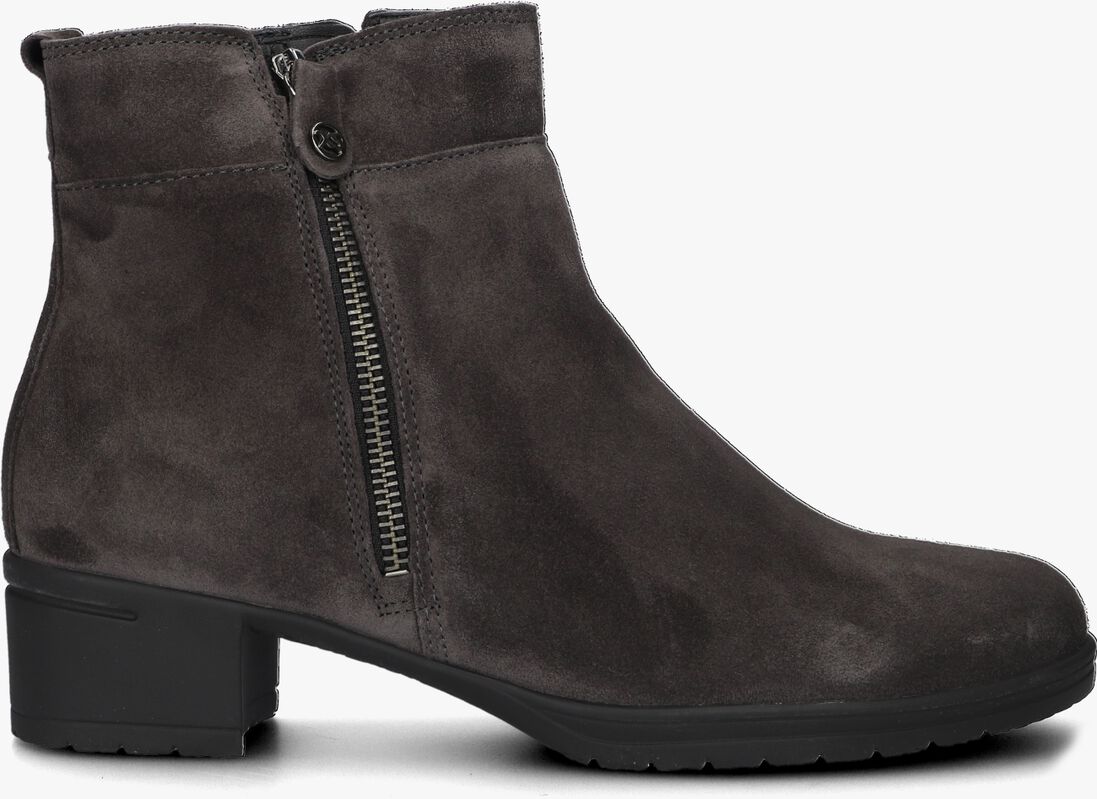 grijze hartjes enkelboots h rits booty