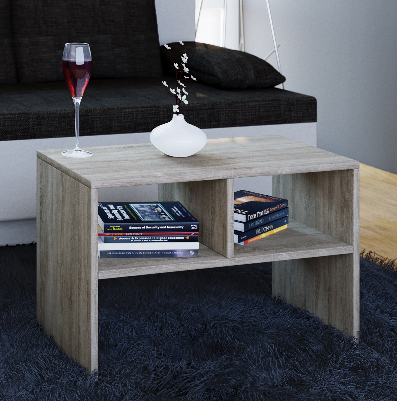 Beistelltisch NACHTO - Sonoma Eiche - 60 cm