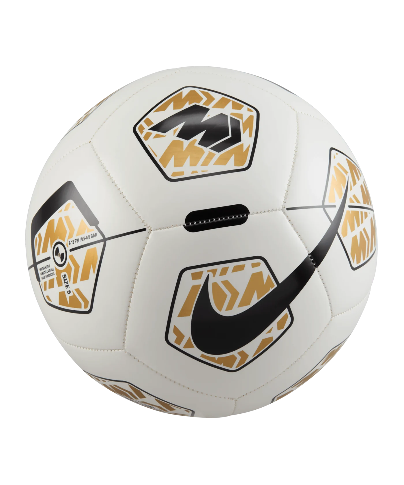 Nike Mercurial Fade Trainingsball Weiss Gold F102