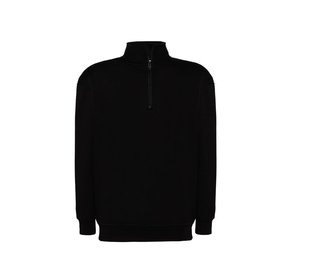 JHK JK298 - Sweatshirt à Col Zippé Confortable et Résistant