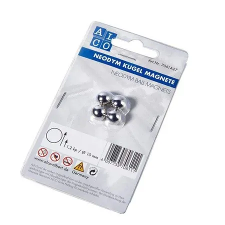 Alco Kugelmagnete Neodym 4 Stück