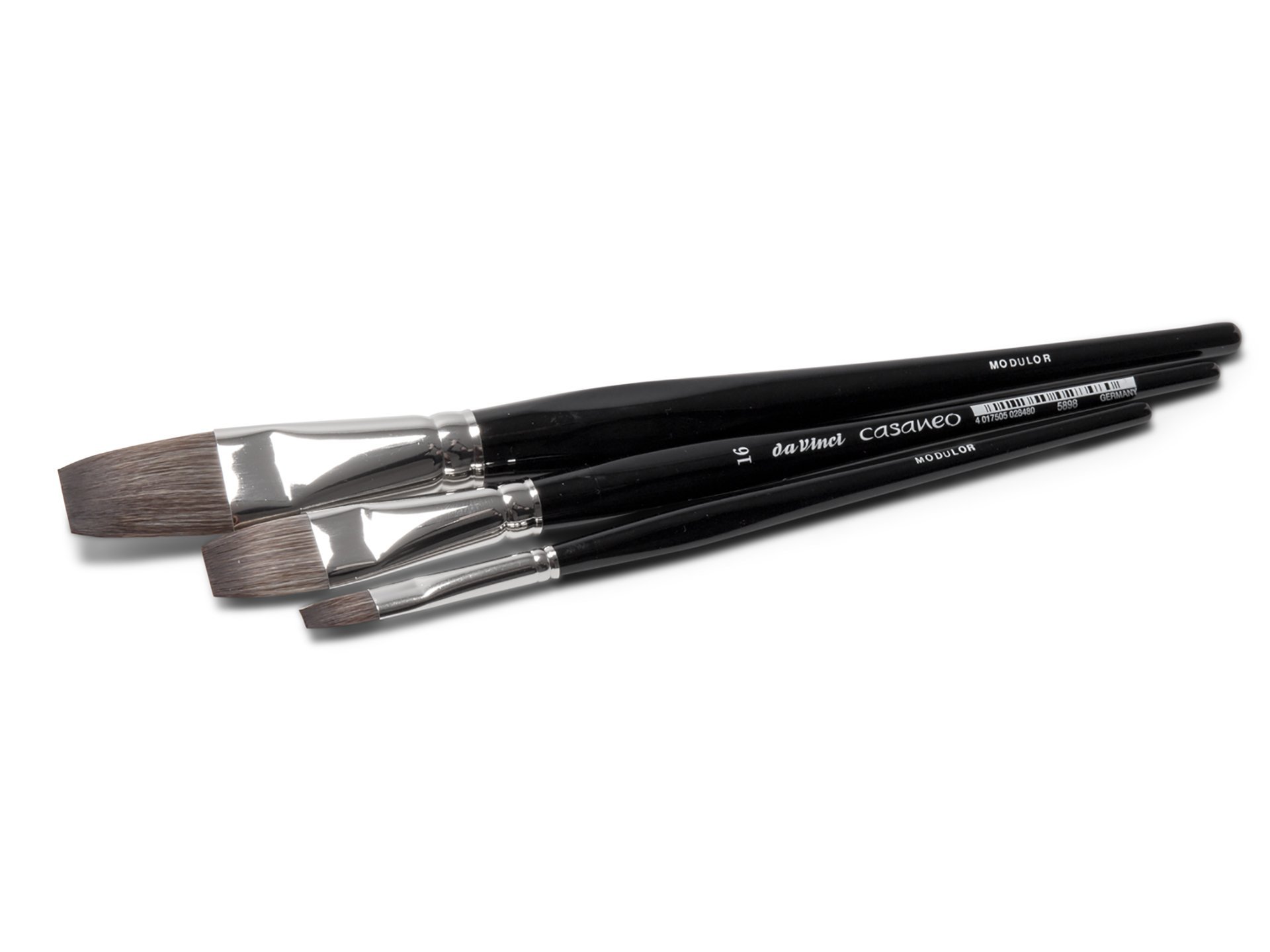 Da Vinci Aquarellpinsel Casaneo, flach