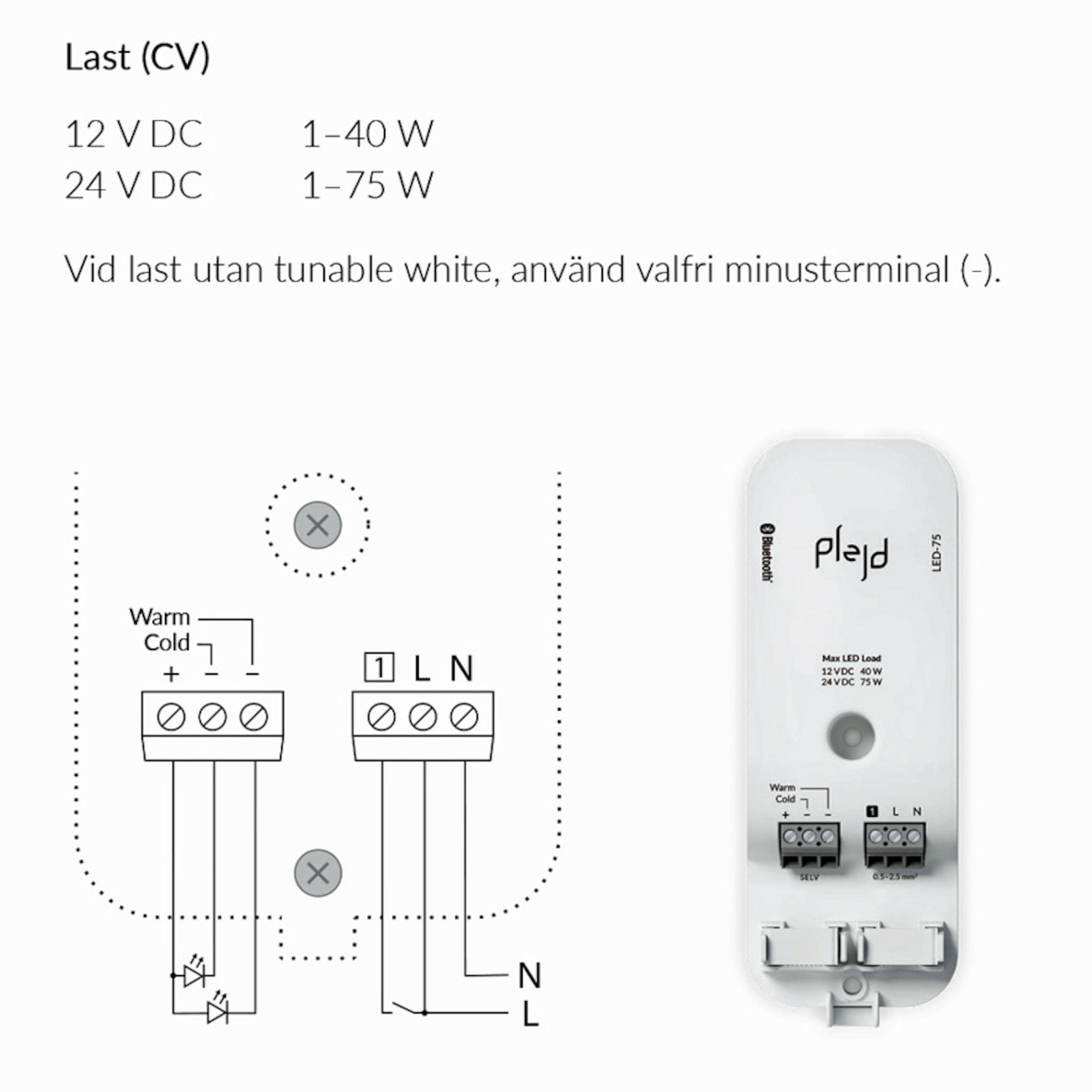 Plejd LED-driver 75 W