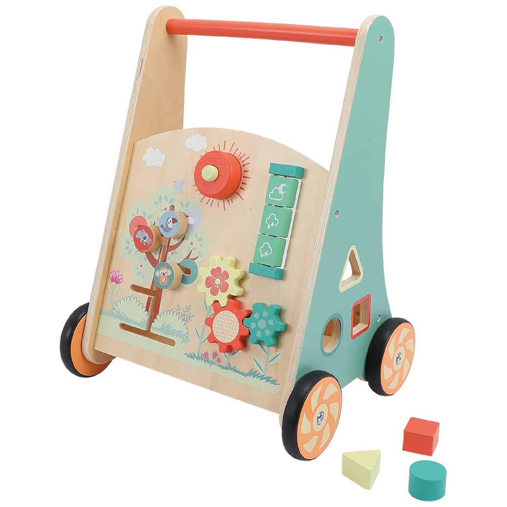 Eichhörnchen-Spielzeug, Safari-Spielzeug aus Holz, Baby-Lauflernhilfe