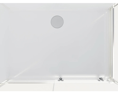 Aurlane Silver zen complete douche-unit, 80 x 110 x 217 cm, zilver-mat
