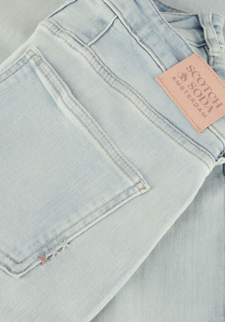 SCOTCH & SODA lichtblauwe scotch & soda slim fit jeans high five high rise slim jeans - blauw mirage