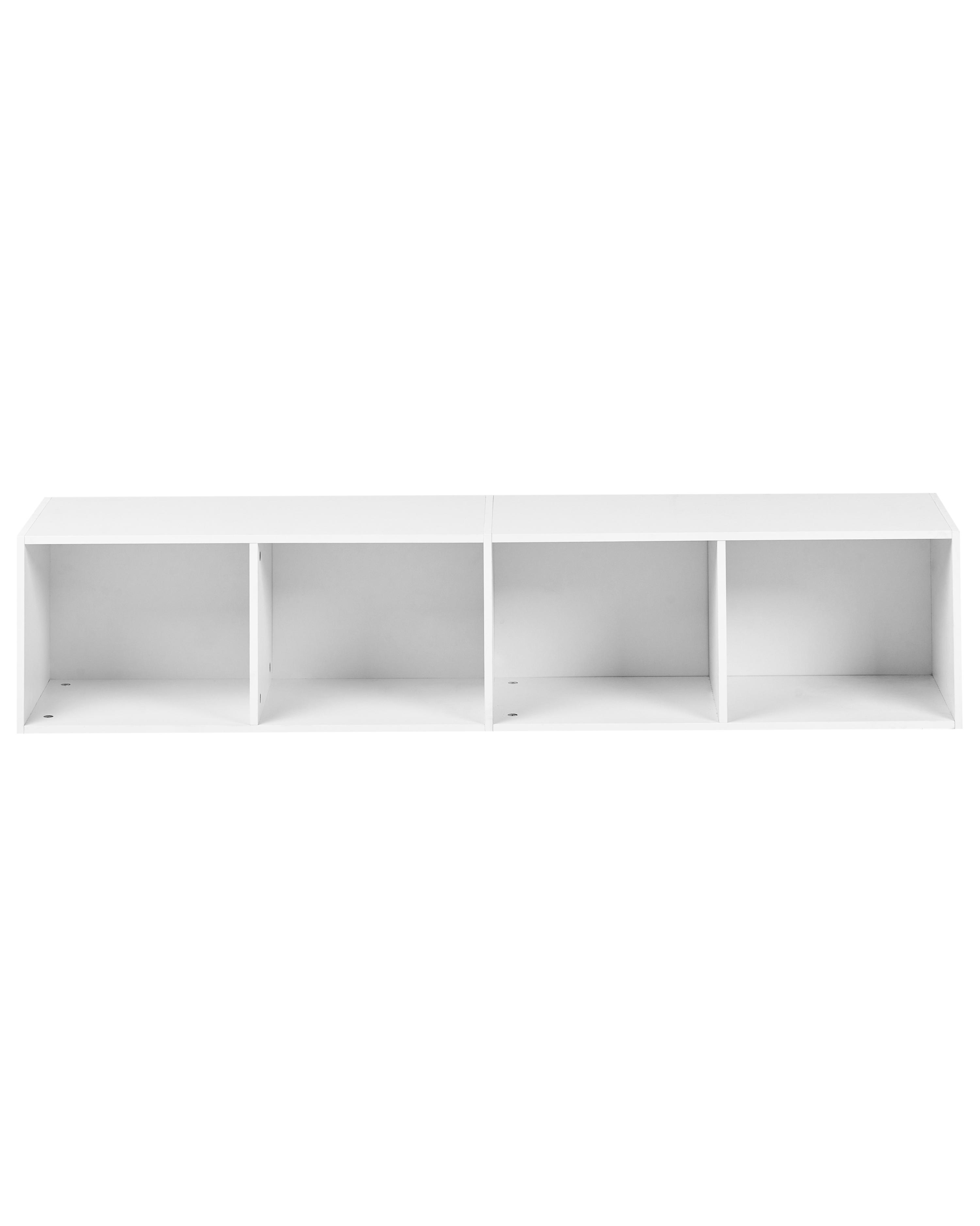 Boekenkast met 4 planken WINNIPEG 143 cm Wit