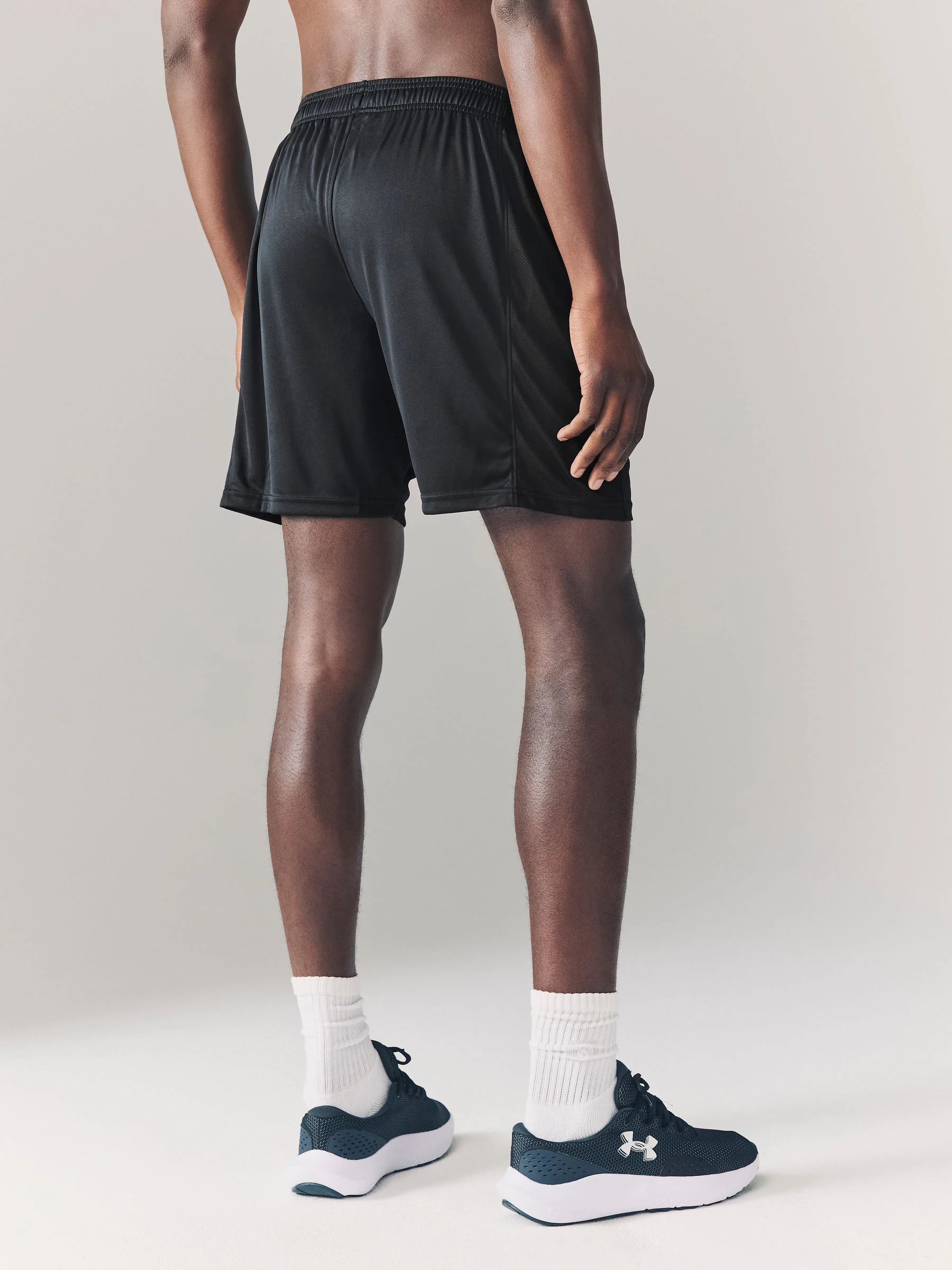 Zwart/wit - Under Armour Challenger gebreide short
