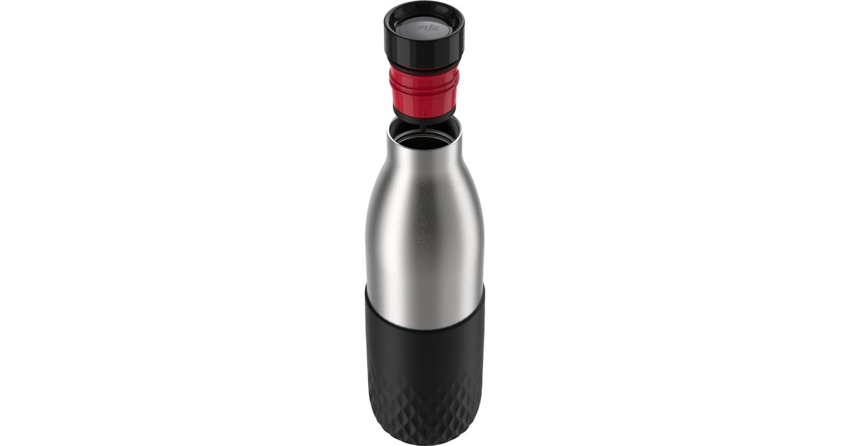 EmsaBludrop Sleeve Thermosfles  (Zwart, 0,7 Liter)